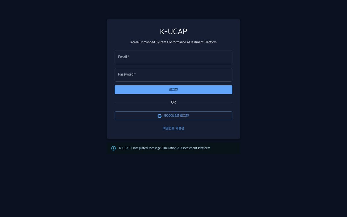 K-UCAP login screen